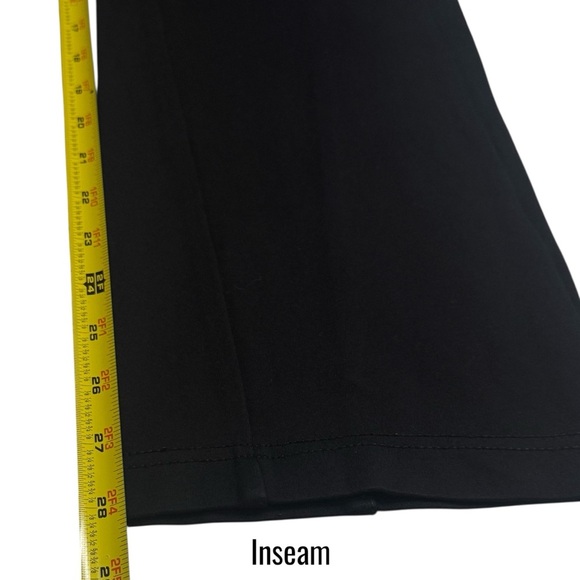 Betabrand Pull on Stretch Work Yoga Pants Straight Leg Black Size LP - Picture 9 of 10